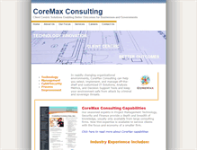 Tablet Screenshot of coremax.com